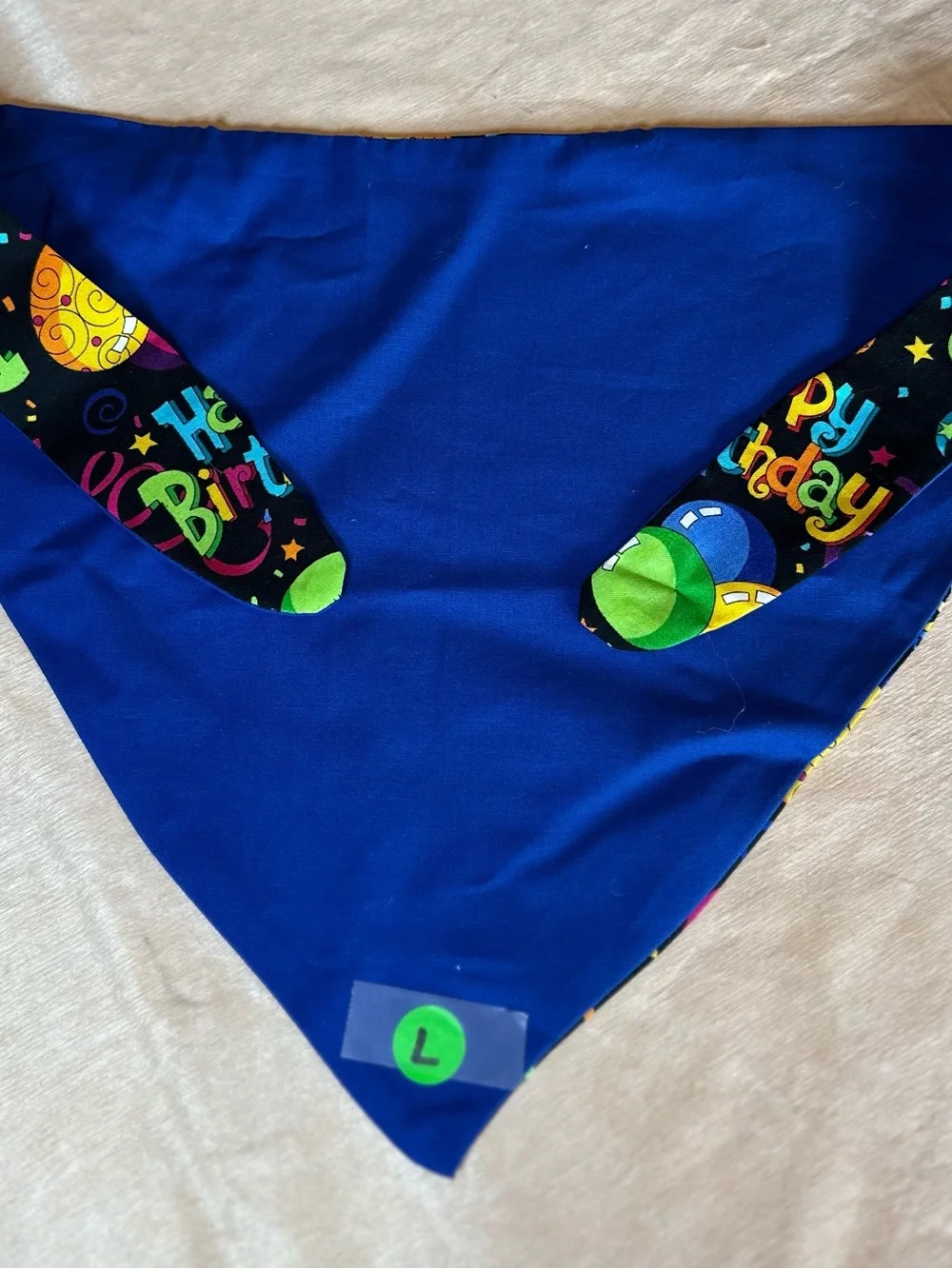 Birthday Scarf for Your Favorite Furry Friend -Size Large